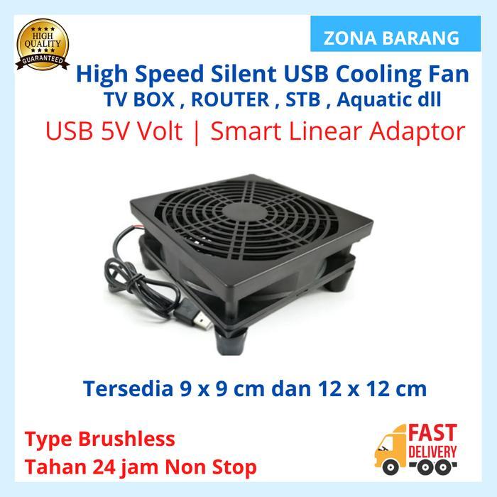 "New" USB Fan kipas Cooling pendigin TV Box Wifi Router Set top box