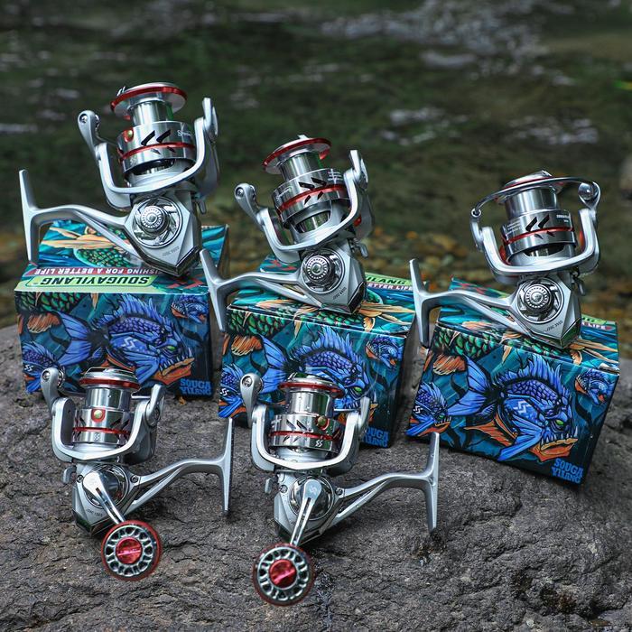 Sougayilang Joran pancing Reel Pancing Seri 1500-5000 Reel Pancing max 16KG Gulungan Pancing