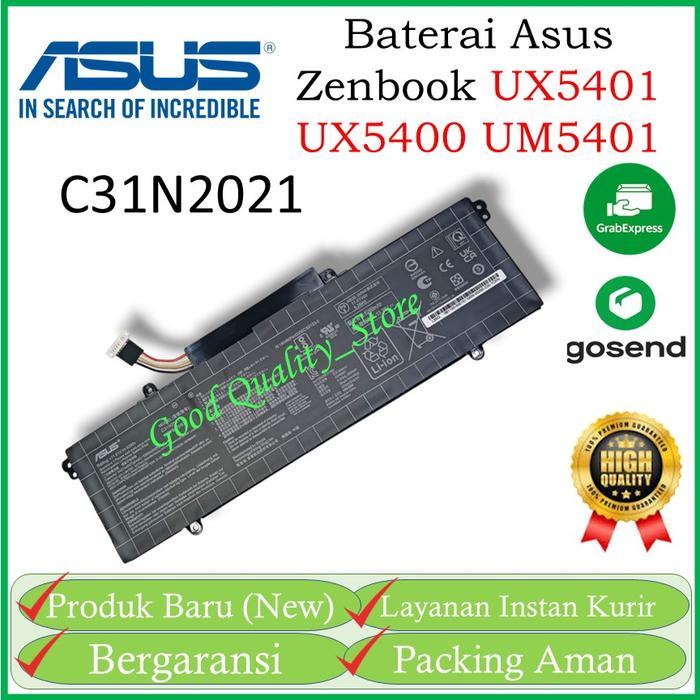 Baterai Asus ZenBook 14X OLED UX5401EA UX5401 UX5400 UM5401 C31N2021 Original