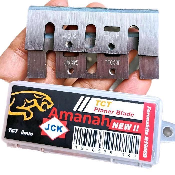 Jck Mata Planer Pasah Kayu Tct Planer Blade 8Mm Untuk N1900B Ukuran 82X29X3Mm Cocok Untuk Penggunaan