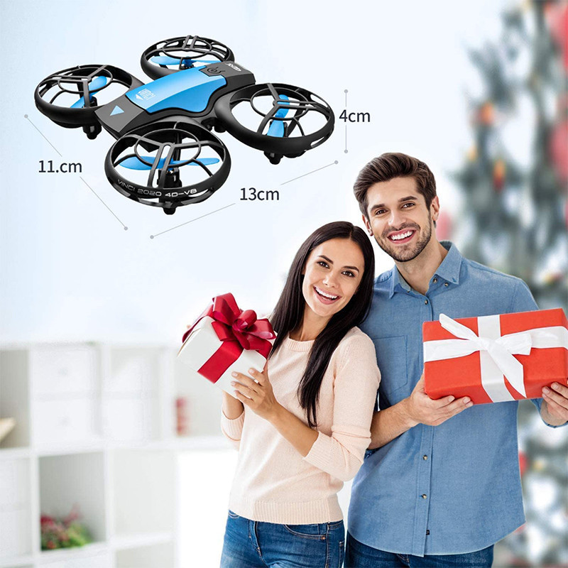 4DRC V8 WIFI FPV DRONE WIDE ANGLE HD 4K CAMERA HEIGHT HOLD RC FOLDABLE QUADCOPTER DRON HELICOPTER