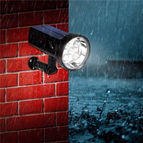 ARILUX SOLAR POWERED 5LED LIGHT CONTROL WALL LIGHT WATERPROOF