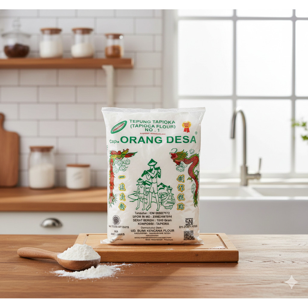Cap Orang Desa Tepung Tapioka 1kg