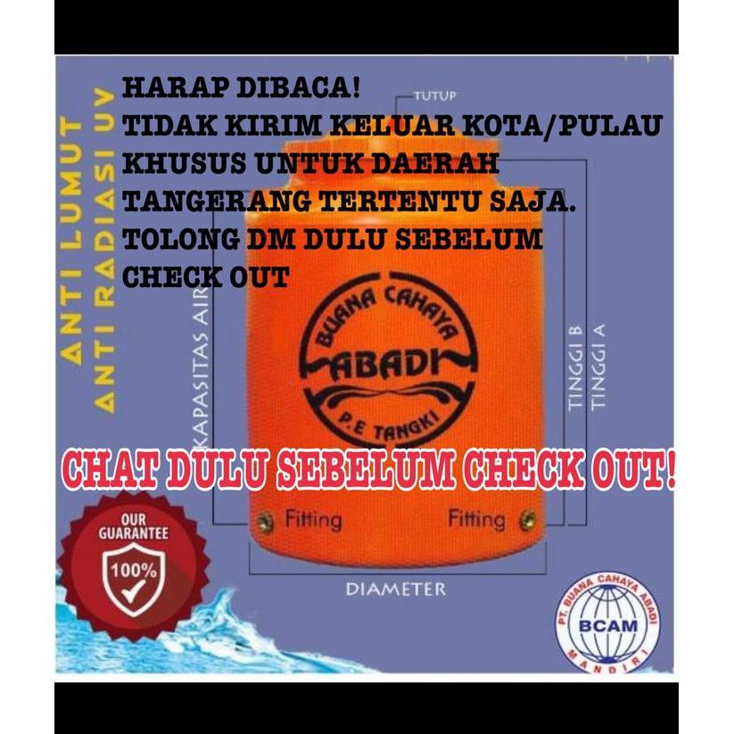 Tangki Toren Air 650Liter Buana Cahaya Abadi