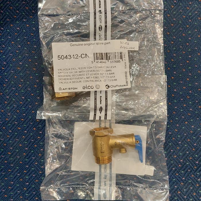 Safety Valve Ariston Original Water Heater