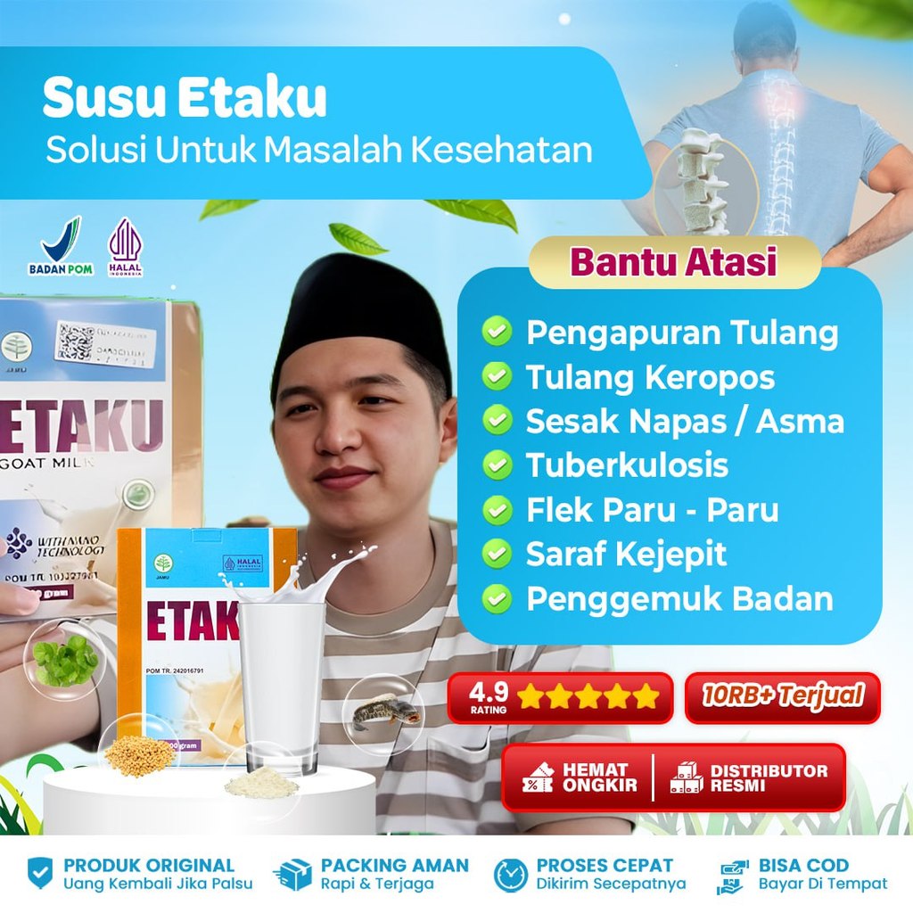 Susu Etaku Untuk Nyeri Sendi dan Saraf Kejepit