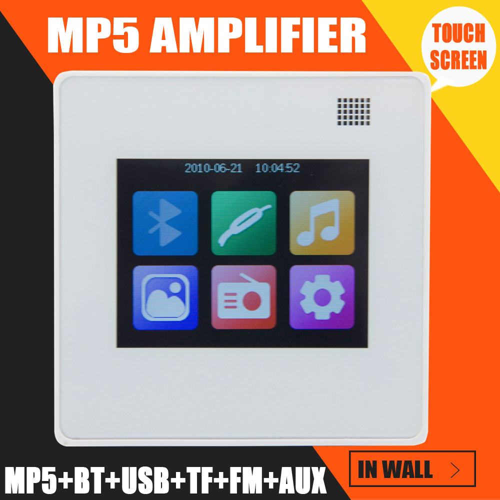 MP4 Home Music system Ceiling Speaker system Bluetooth digital stereo amplifier in wall amplifier