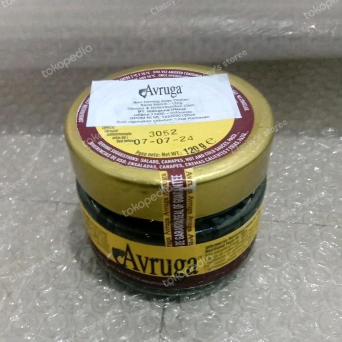 avruga caviar 120gr/telur ikan hering/ Frozen Seafood