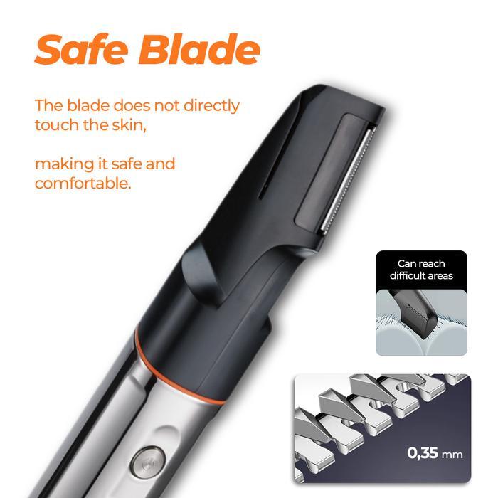 SHINON S-1191 All Body Trimmer Shaver - Alat Cukur Bulu Rambut Elektrik Bulu Ketiak Kemaluan Pria