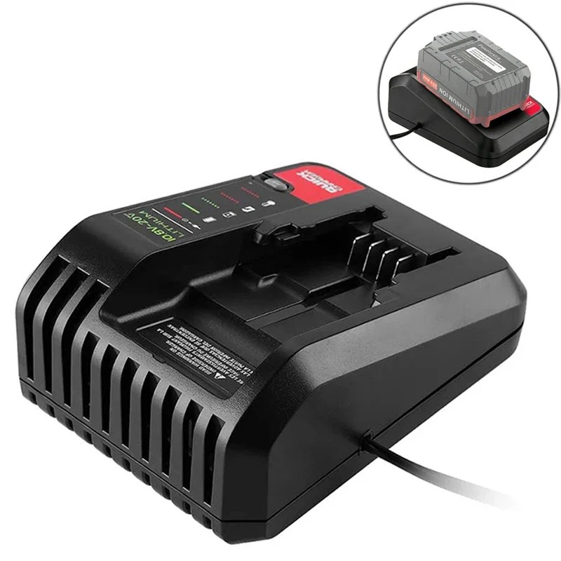 Terbaik For Black&Decker 20V Lader Li-Ion Battery Oplader Porter Kabel Stanley 10.8V 14.4V 18V PCC69