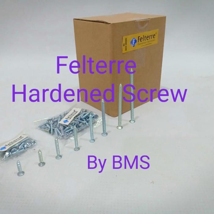 6 x 1inch MoonLion FELTERRE Taping screw skrup sekrup kayu aluminium