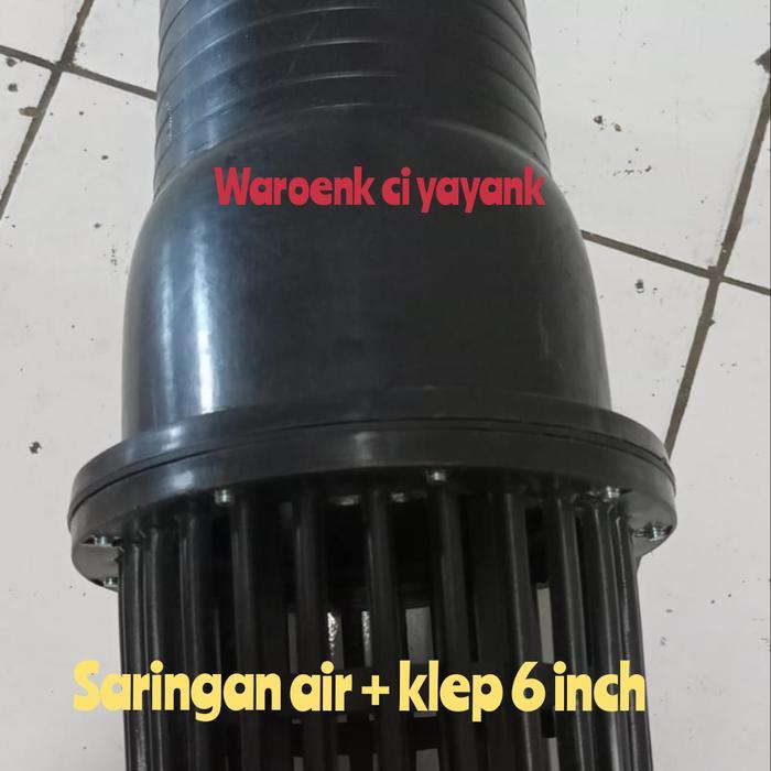Saringan pompa air alkon klep pompa irigasi 6 inch foot klep valve