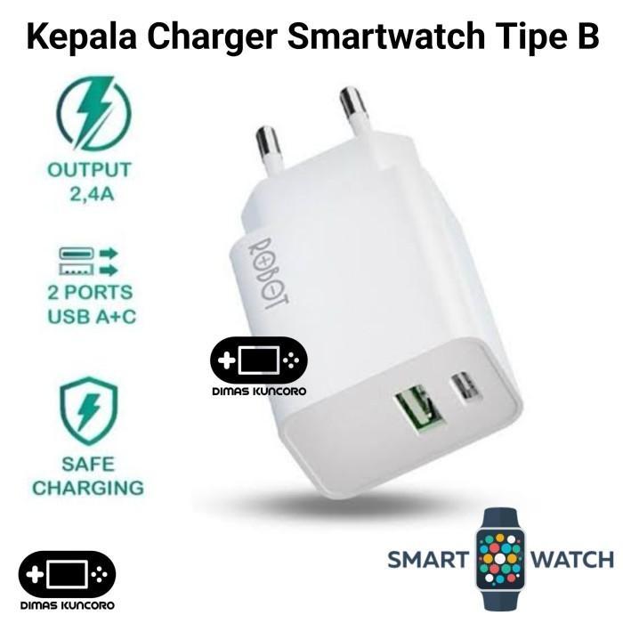 Stok Baru Kepala Charger Smartwatch Tipe B charging garmin instinct enduro epix pro type c