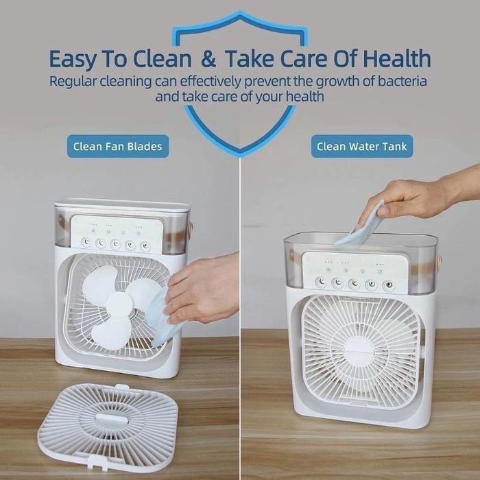 "New" Kipas AC Pendingin Mini Kipas AC Air Cooler Pendingin Kipas AC Serbaguna