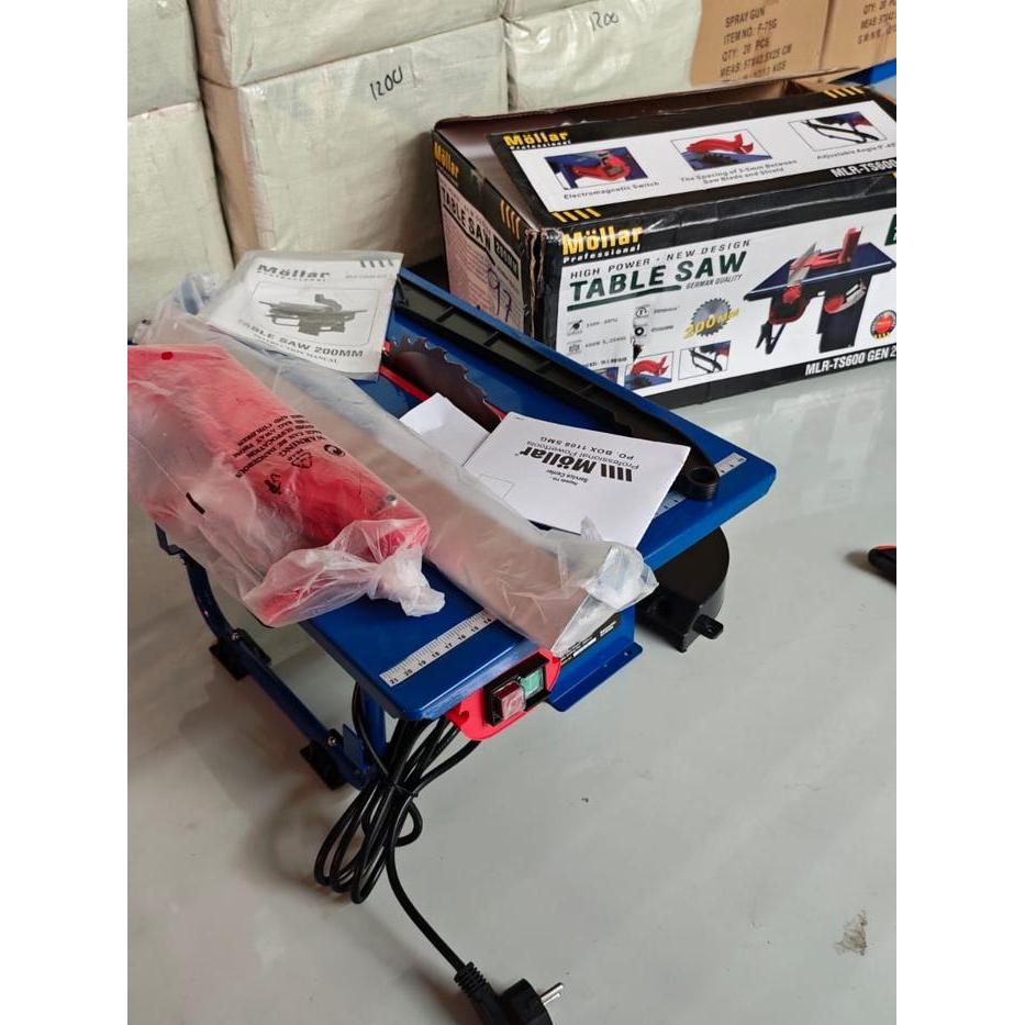 Gen 2 MOLLAR 8" (200MM) Table Saw - Mesin Gergaji Meja dorong
