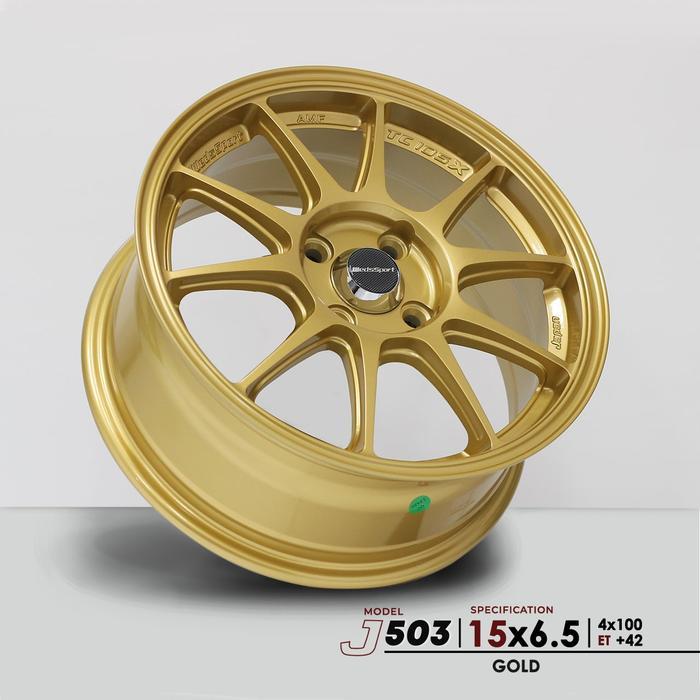 velg mobil TC105N(J503) 15x6.5 4x100 ET 42 GOLD