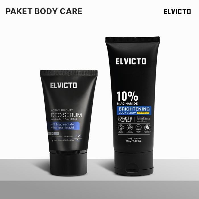 Elvicto Paket Body Care Membantu Merawat & Melindungi Kulit Pria Get 2Pcs - All Skin Type