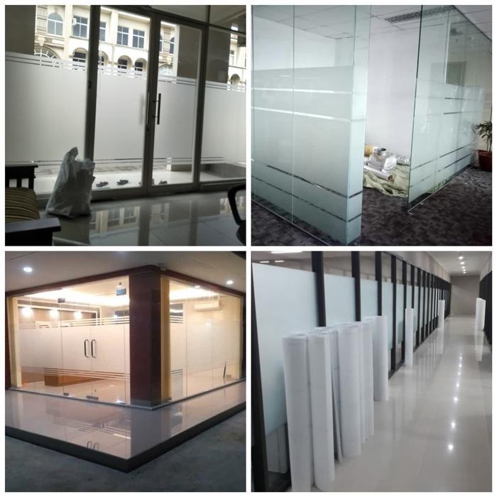 "New" STICKER KACA BURAM/STICKER KACA SANDBLAST