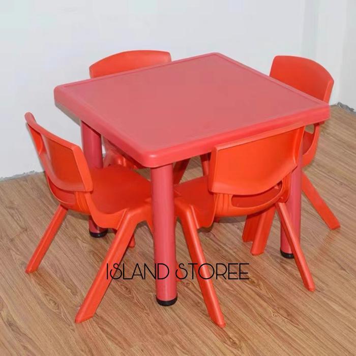 MEJA PAUD MEJA SEKOLAH ANAK TK MEJA BELAJAR ANAK PLASTIK