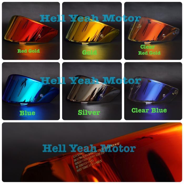 Visor Iridum Kyt Nx Race Kyt Nfr Kyt Nz Race Red Gold Silver Blue Revo