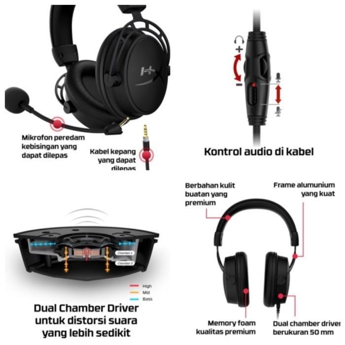 HYPER X CLOUD ALPHA GAMING HEADSET / HYPERX / HYPER-X ORIGINAL