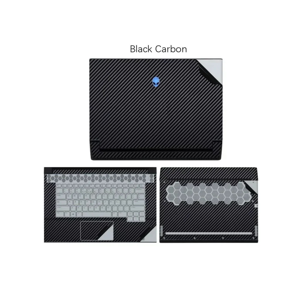 Carbon fiber Vinyl Sticker Skin Cover Decals For Alienware 18 AREA-51 2025 (18") 16X Aurora 2025