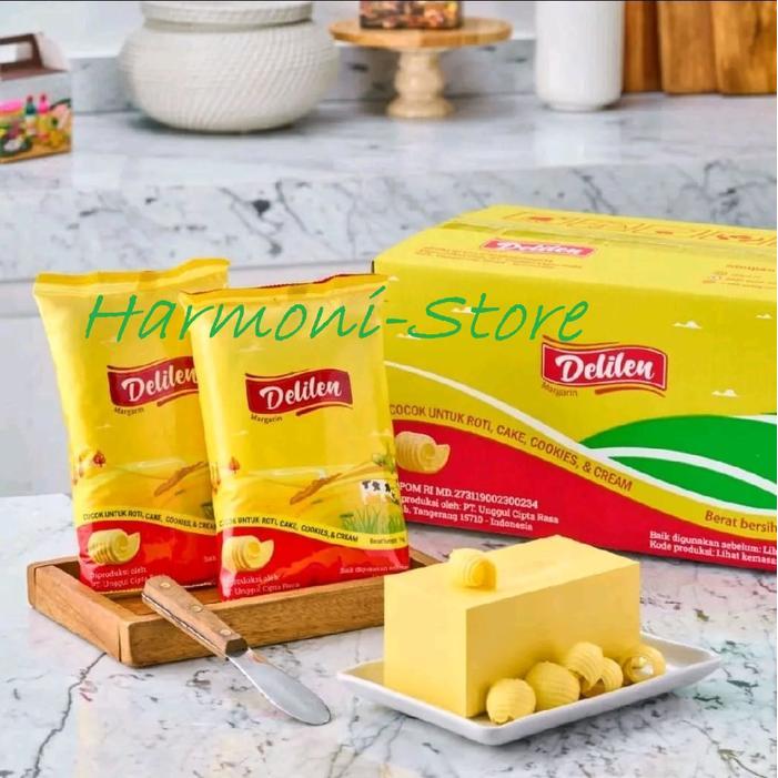 DELILEN Margarin 1kg - Butter Replacer Pengganti Mentega HALAL