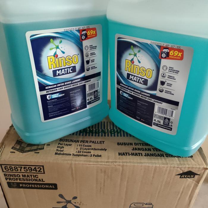 Best Seller Rinso Matic 5 Liter Cair PromoAsli Unilever Khusus Grab/Gojek