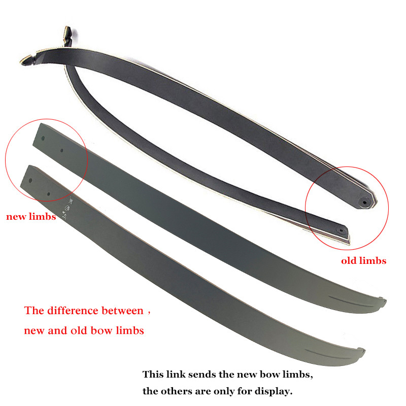 60inch 30-60lbs Archery Recurve Bow Black Hunter Bow Lamination Bow Limbs Right /Left Hand Outdoor