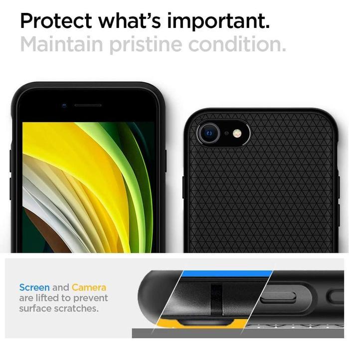 Case For iPhone SE 2020 / 8 / 7 Spigen Liquid Air Silicone SoftCase For Casing