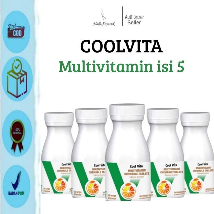 COOLVITA Multi-Vitamin Chewable Penggemuk Badan ISI 5PC