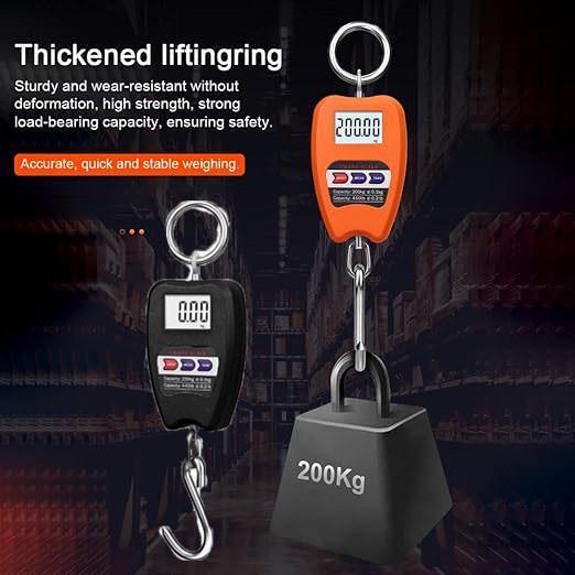 TIMBANGAN BESI GANTUNG 50/100/200KG DIGITAL & JARUM TIMBANGAN DAGING, MINI CRANE SCALE 200KG