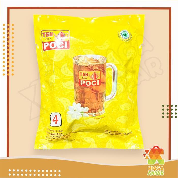 "New" NA Teh Poci Jasmine Jumbo / Bubuk Serbuk Kantong Teh Celup Kemasan Besar Rasa Melati