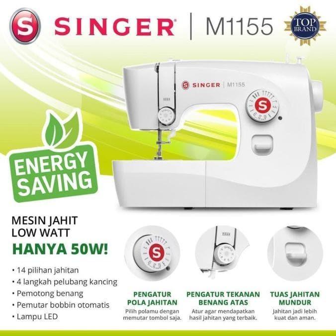 Promo Mesin Jahit Singer M1155 / M 1155 Mesin Singer Portable Multifungsi