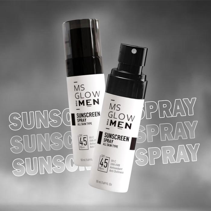 Ms Glow Men Sunscreen Spray Sunblock Wajah Pria