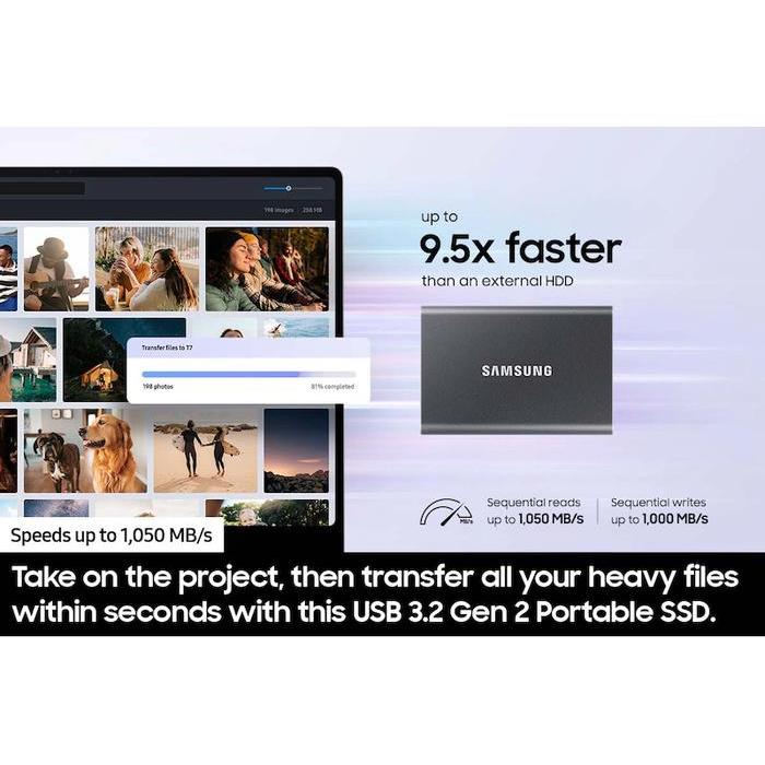 SSD T7 2TB Portable - SSD Eksternal USB 3.2