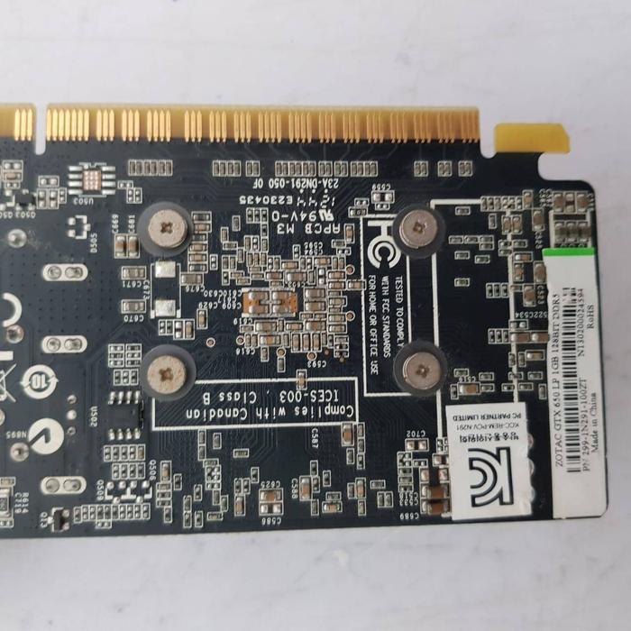 VGA GTX 650 Zotac 1gb 128bit ddr5