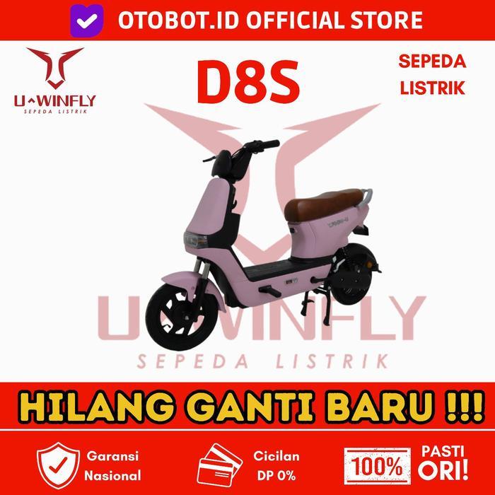 SEPEDA LISTRIK UWINFLY D8S DRAGONFLY D8S - PINK