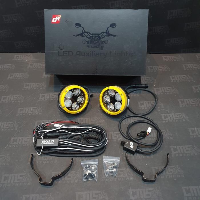 Lampu Tembak Foglamp Gold Runway 50watt Double GR 50X Yellow Combo