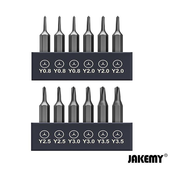 [] Jakemy JM-Type 6 Bits Mata Obeng Y Set Kualitas CRV H4*28MM