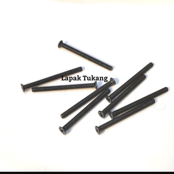 Baut Hitam M2.5X20 Jf Countersunk Baut M2.5 Hemat