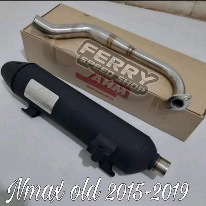 Knalpot Standar Racing Ahm Nmax Old / Knalpot Ahm Original Malaysia Nmax Old 2015-2019