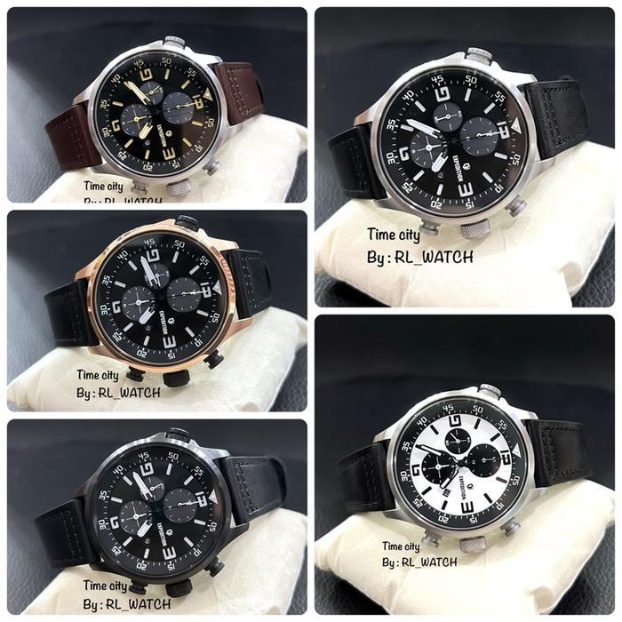 Jam Pria Expedition E6318 Kulit