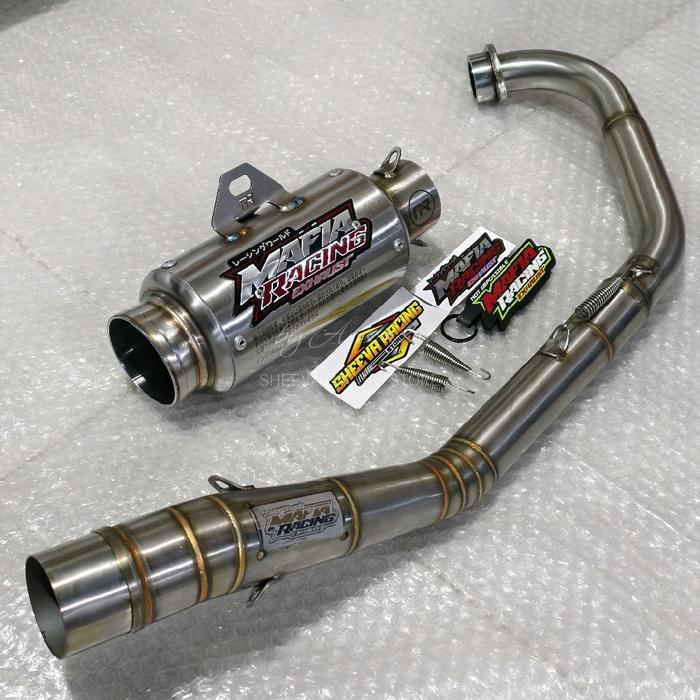 Knalpot Racing Mafia Mp5 Super Mx New Mx Old Mx135 Fulset Bisa Postep Depan Std / Bisa Ub