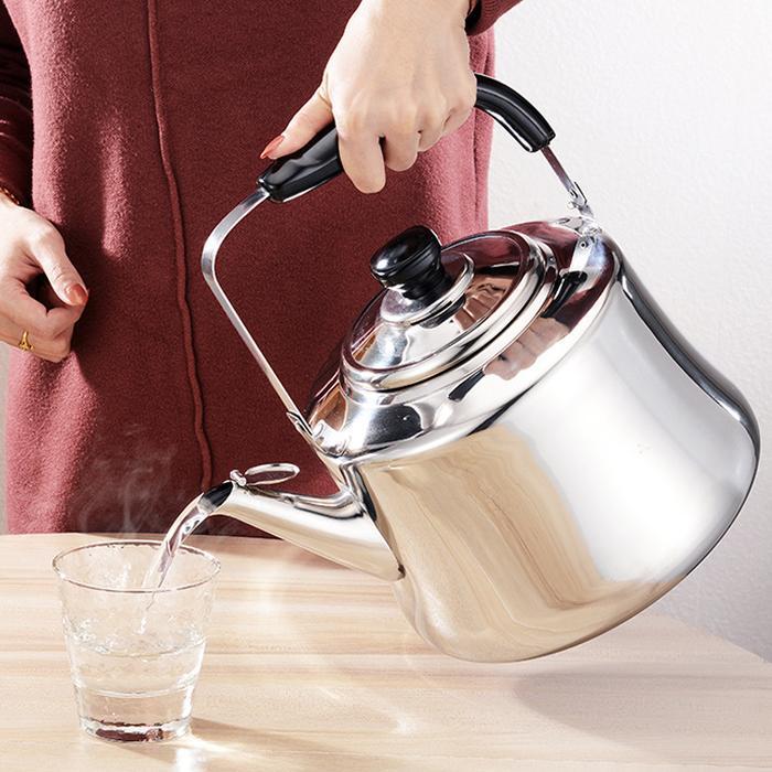 Teko Stainless Steel 3 Liter 4 Liter 5 Liter 6 Liter 7 Liter Masak Air Panas Bahan Tebal