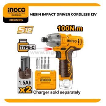 [] CIRLI12015 MESIN IMPACT DRIVER CORDLESS 12V