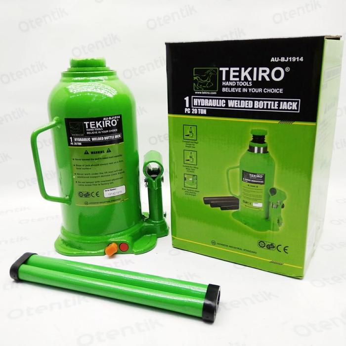Tekiro Dongkrak Botol 20 Ton Hydraulic Jack 20 T Dongkrak Mobil 20Ton
