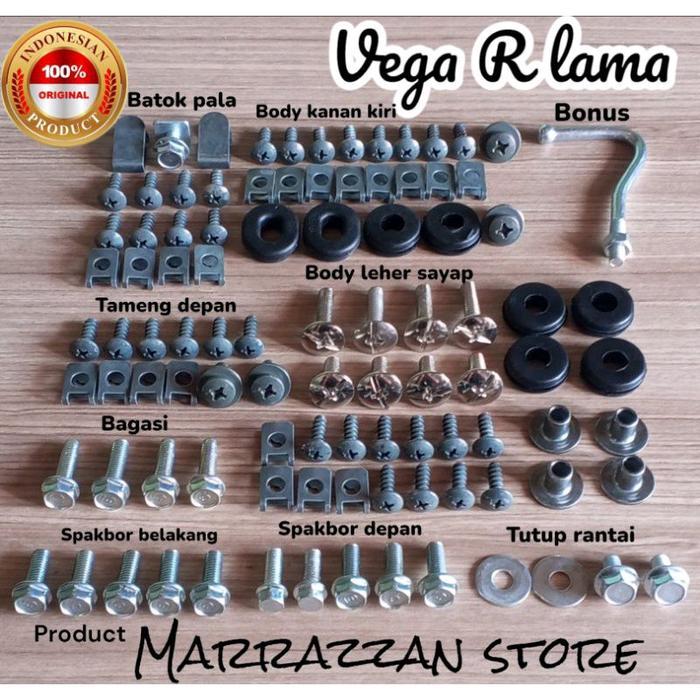 Baut Motor Vega R Old Vega R Lama Fullset Body