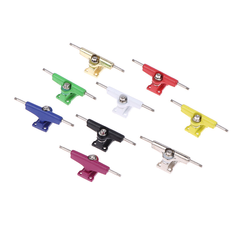 Mini Zinc Alloy Fingerboard Truck, Single Axle for Finger Skate Board, Professional Trucks Toys,