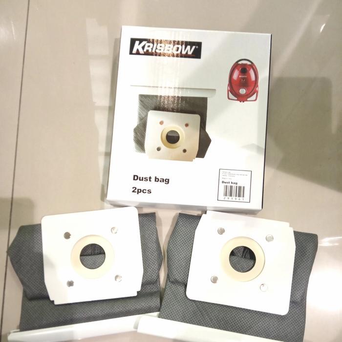 Krisbow Kantong Debu Vacum Cleaner Cocok untuk Krisbow Maximus Kapasitas 3L dengan Klip Plastik